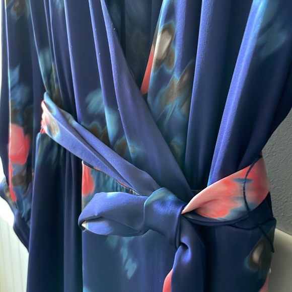 Anthropologie Made In Kind Peter Som GORGEOUS SILK dress - Picture 7 of 14